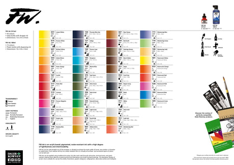 Daler Rowney FW Inks