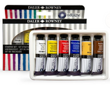 Daler Rowney Designers' Gouache Set 6 x 15ml Tubes Starter Set