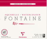 Clairefontaine - Fontaine Natural White Watercolour Block 300gsm Cold Pressed