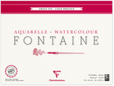 Clairefontaine - Fontaine Natural White Watercolour Block 300gsm Cold Pressed