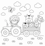 Kids Colouring Canvas Set - with Acrylic Paints