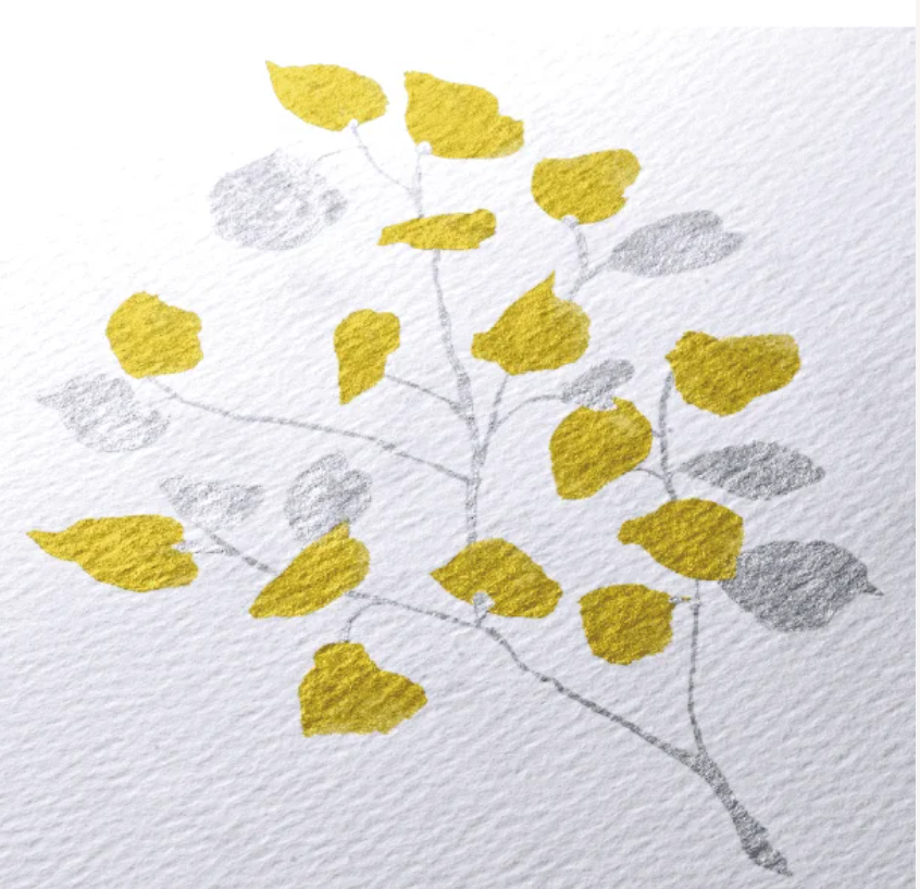 Kuretake Fude Pen Compact “Chuji” - Silver Glittering Colour Marker