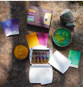 Mijello Mission Gold Spring Two Tone Granulation W/C Set - 15ml Set of 5 Colors