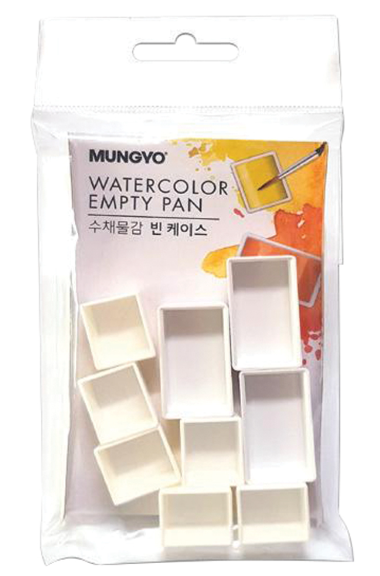 Mungyo Empty Watercolour 3 Full and 6 Half Pans