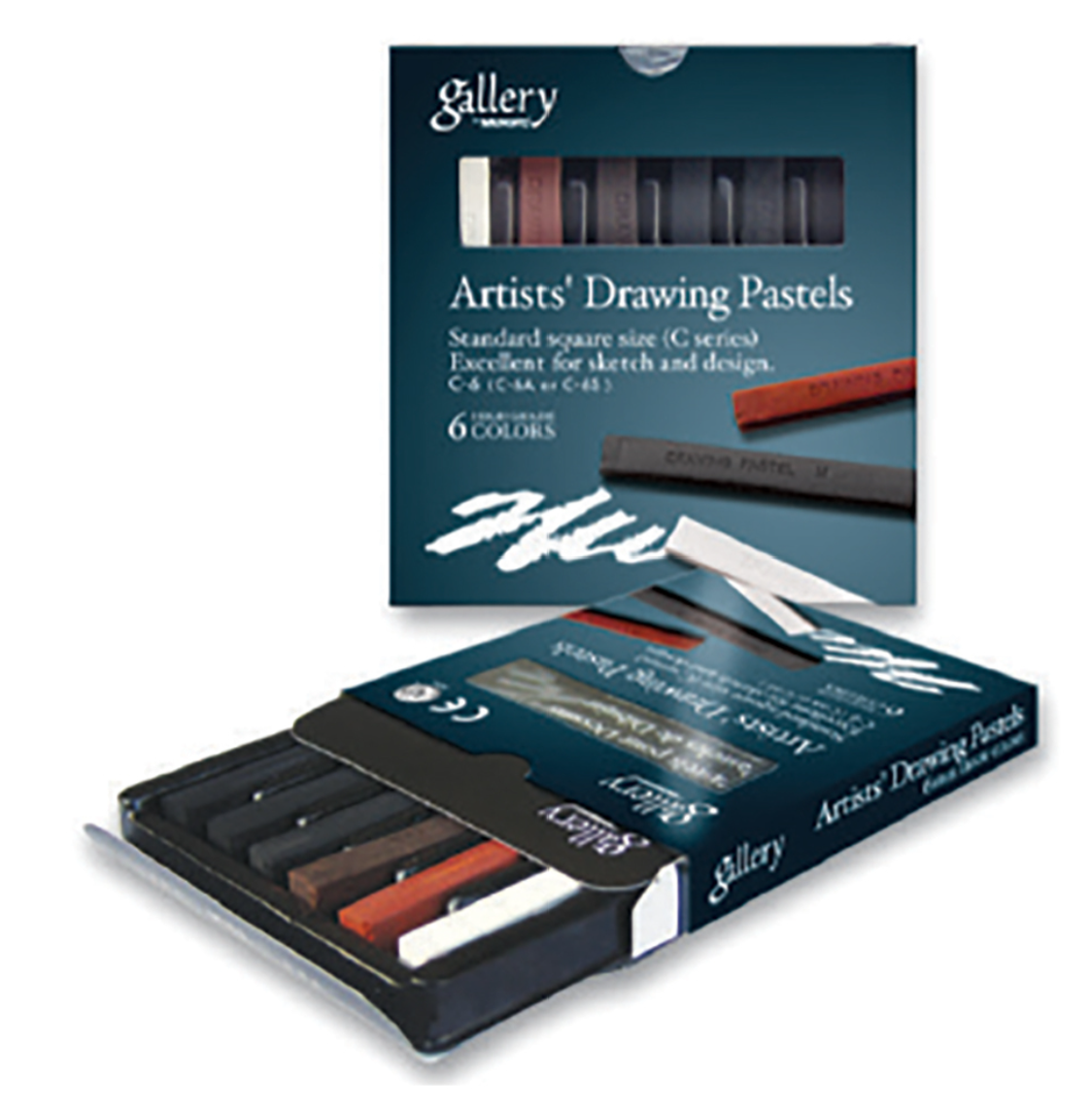 Mungyo Gallery Artists' Drawing Pastels Set of 6 Basics