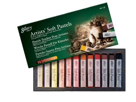 Mungyo Gallery Artist' Soft Pastels Set 12 Earthtone