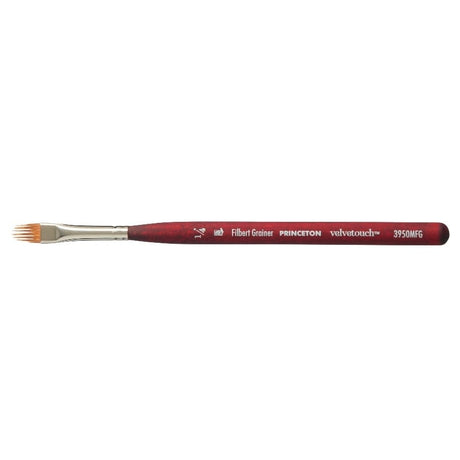 PRINCETON PRINCETON SH Mini Filbert Grainer Size 1/4IN Princeton Velvetouch 3950 SH Mini Filbert Grainer Size 1/4IN