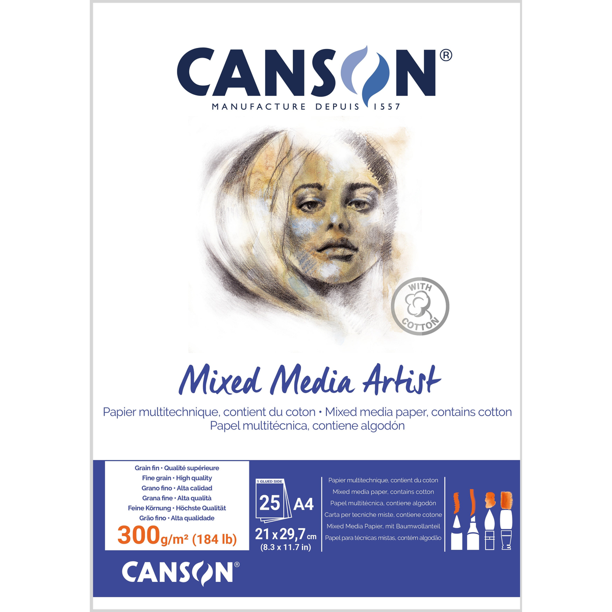 Canson Mixed Media Artist 300gsm Pads