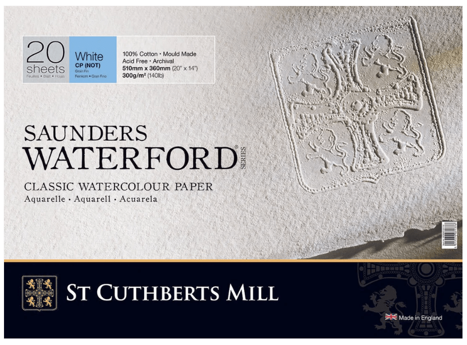 SAUNDERS SAUNDERS Cold Press / 36x51cm Saunders Waterford 300gsm Watercolour Blocks