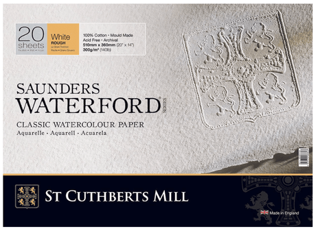 SAUNDERS SAUNDERS Rough / 36x51cm Saunders Waterford 300gsm Watercolour Blocks